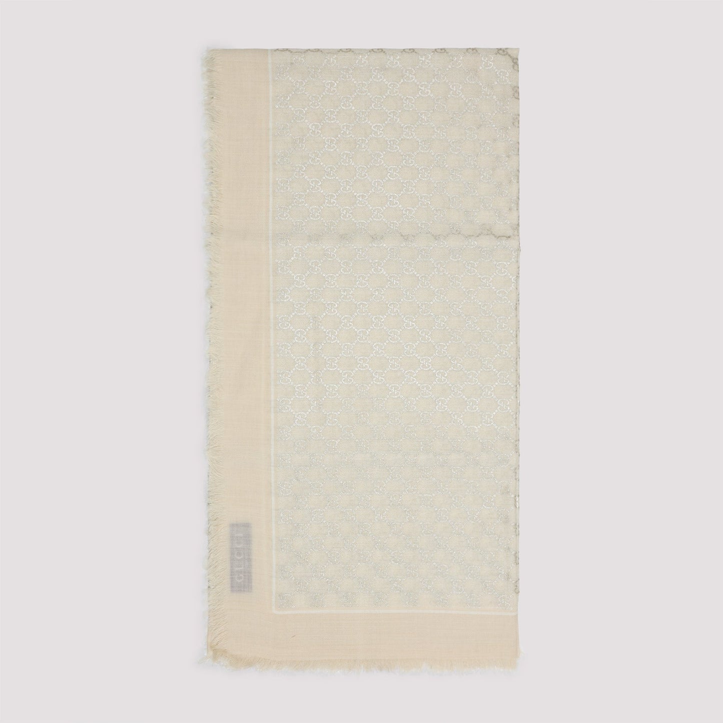 GUCCI Lightweight Lurex Wool Scarf