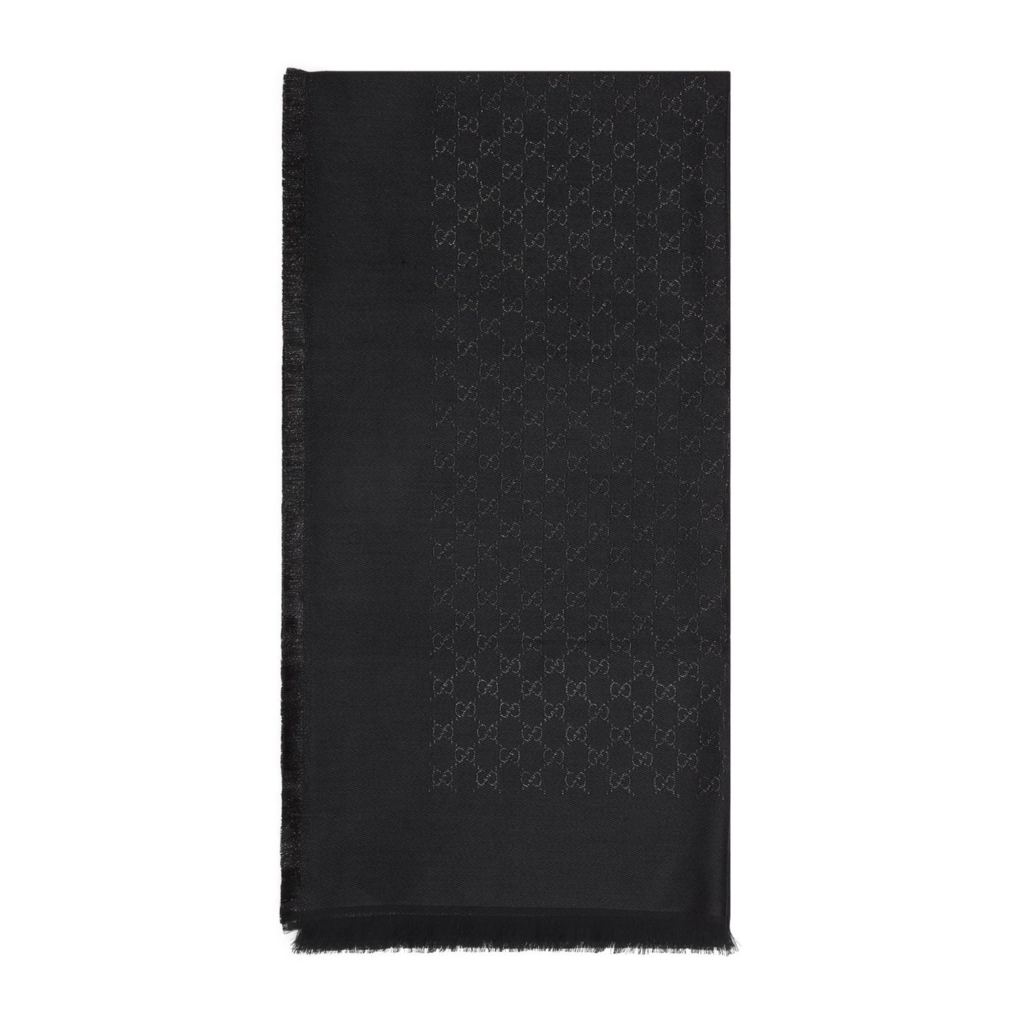 GUCCI GG Leggero Lurex Cashmere Scarf