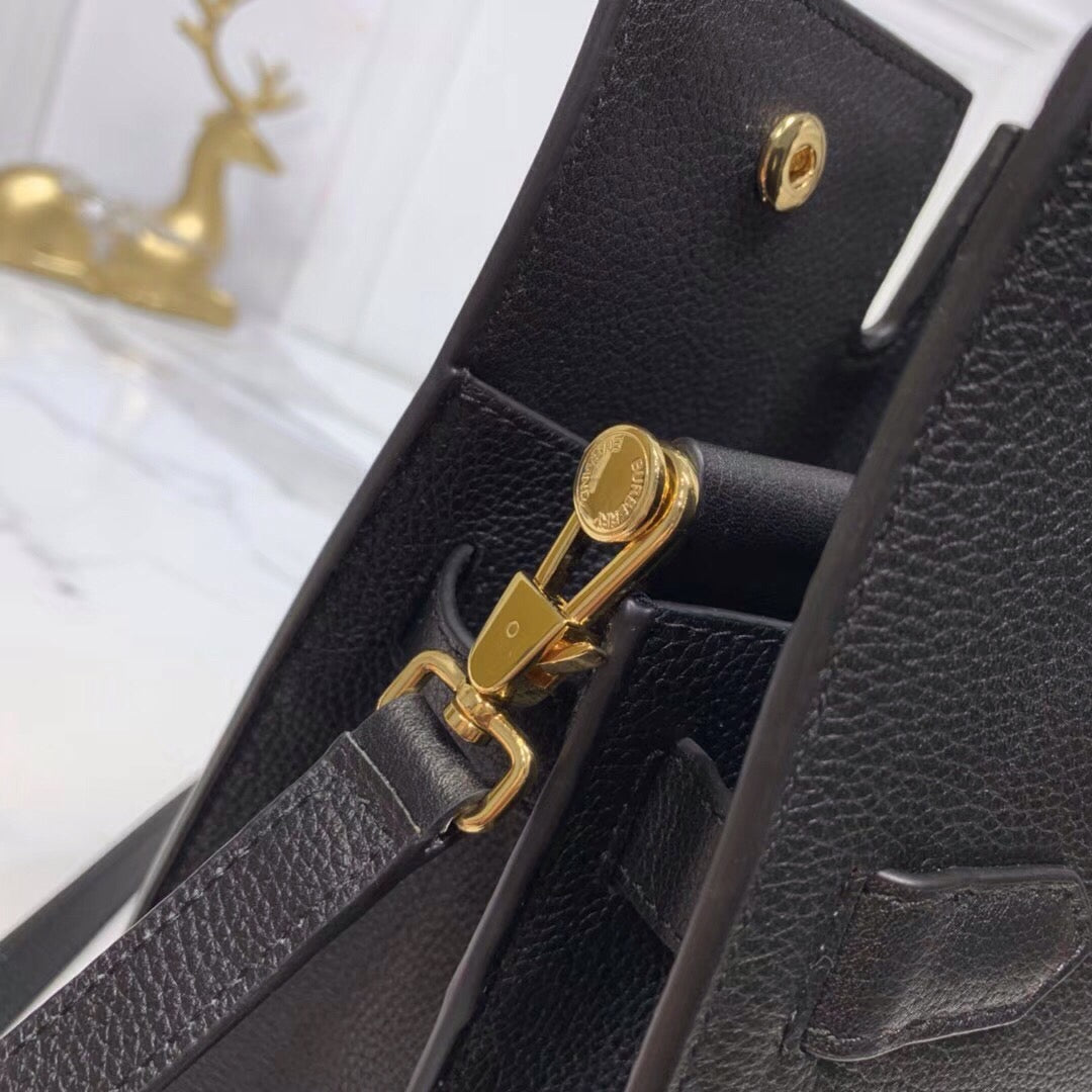 GLAMI Small Title Bag With Pocket Detail Black For Women, Bags 11.8in/30cm