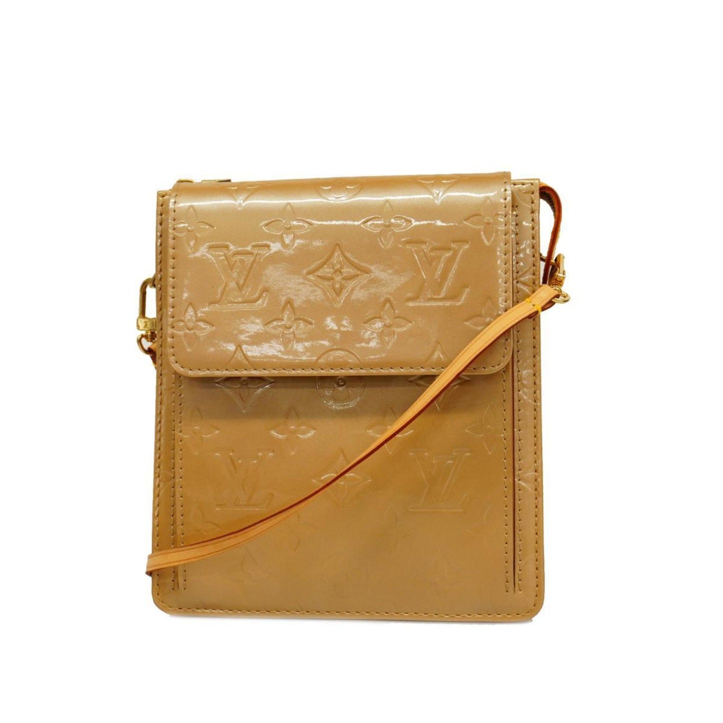 Louis Vuitton Mott  Patent Leather Shoulder Bag ()