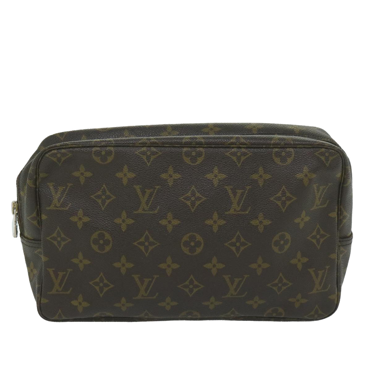 Durable Monogram Canvas Pouch