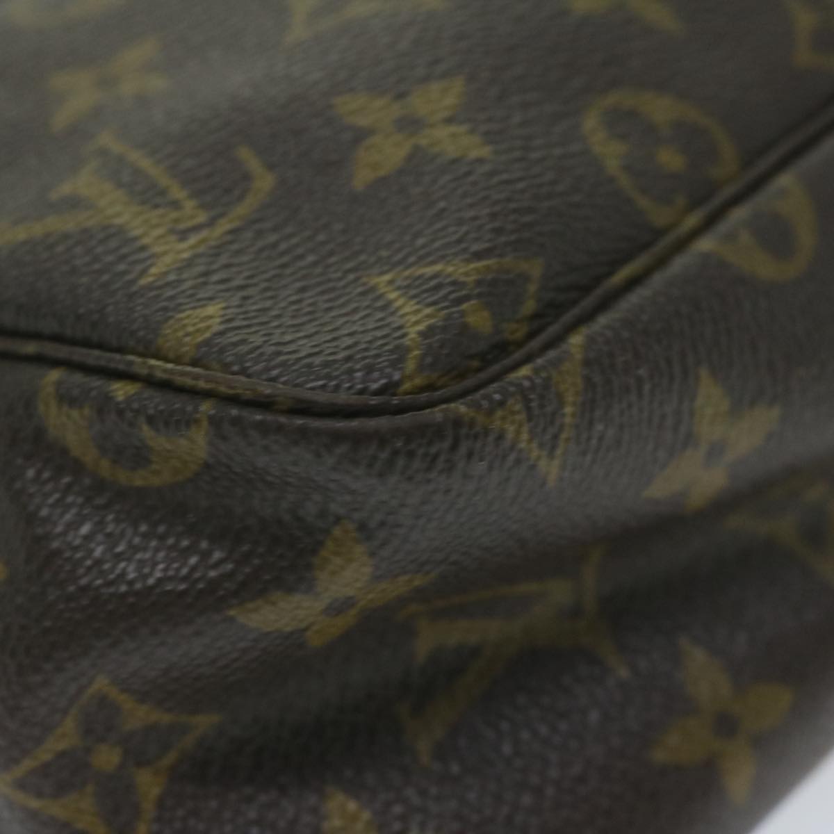 Durable Monogram Canvas Pouch