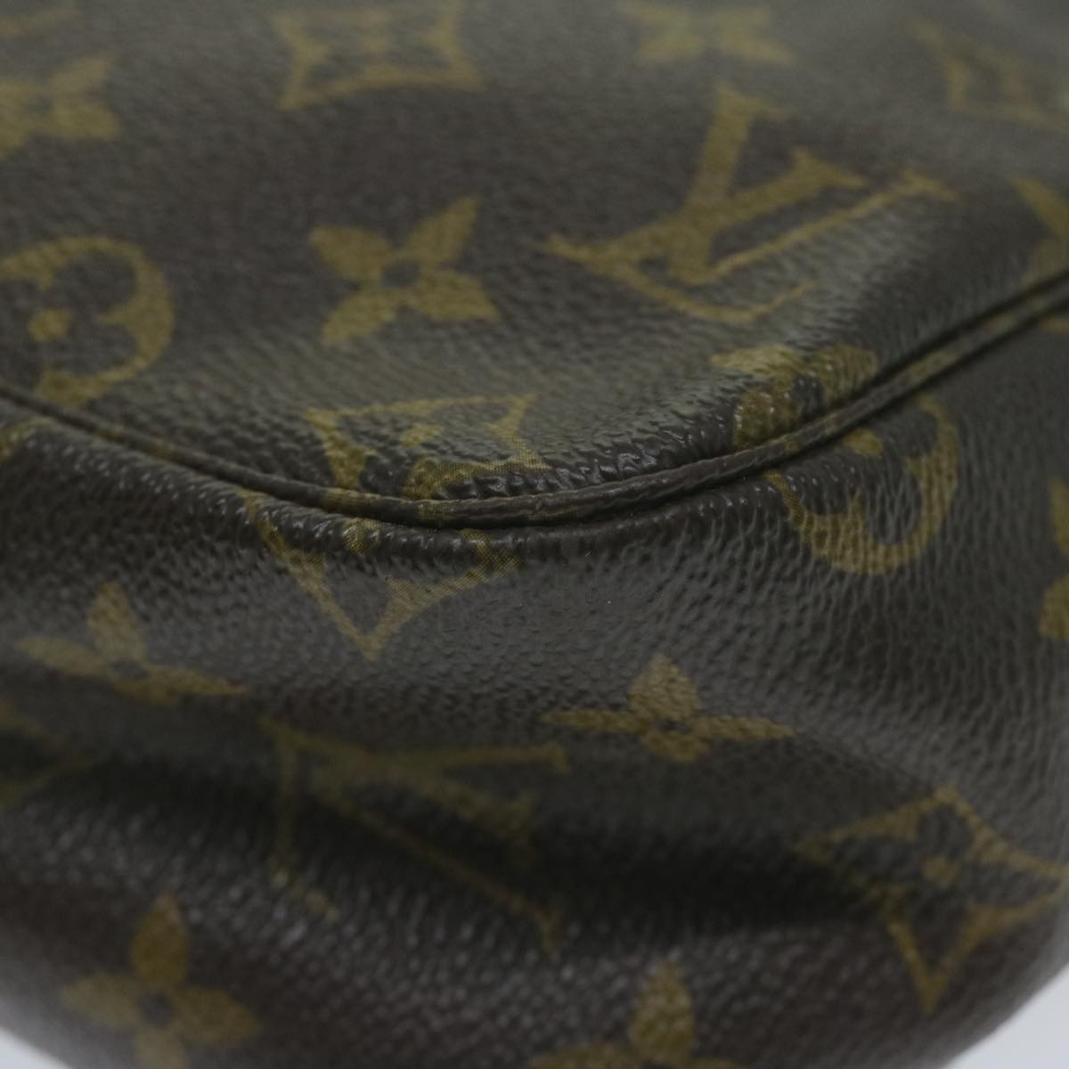 Durable Monogram Canvas Pouch