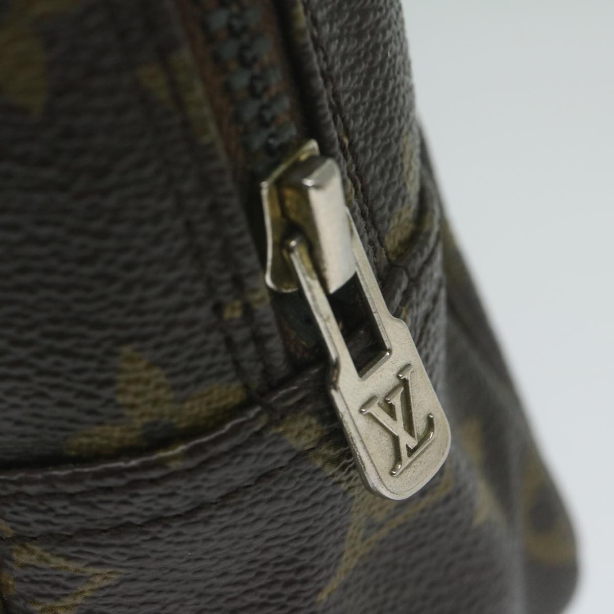Durable Monogram Canvas Pouch