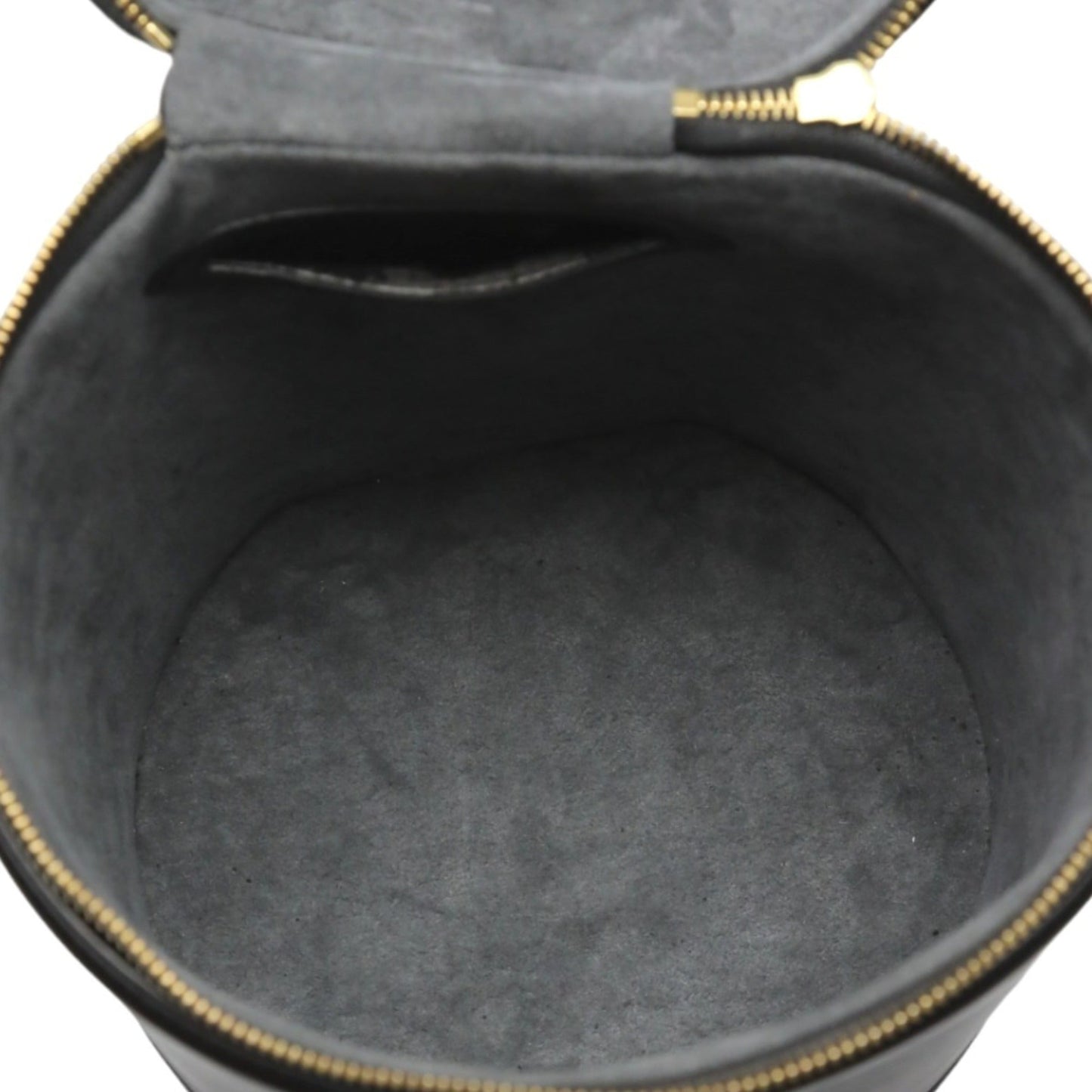 Black Leather Herringbone Bag