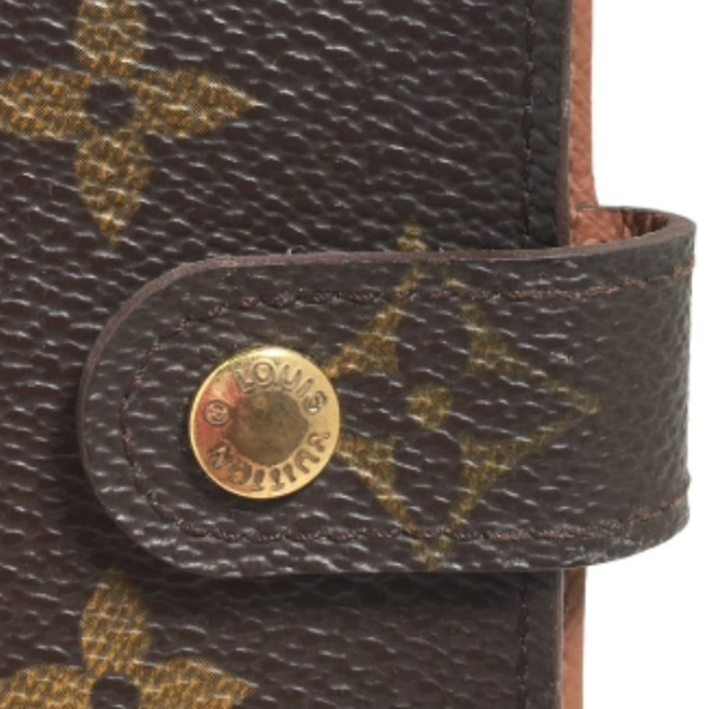 Stylish Brown Canvas Agenda Organizer