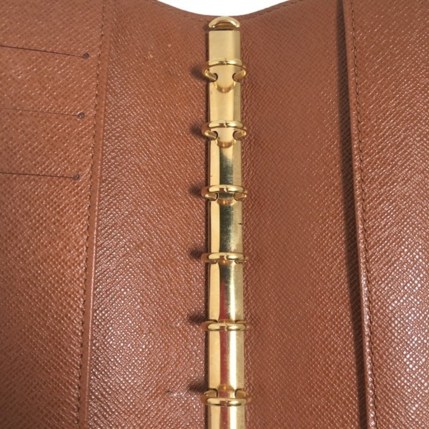 Stylish Brown Canvas Agenda Organizer