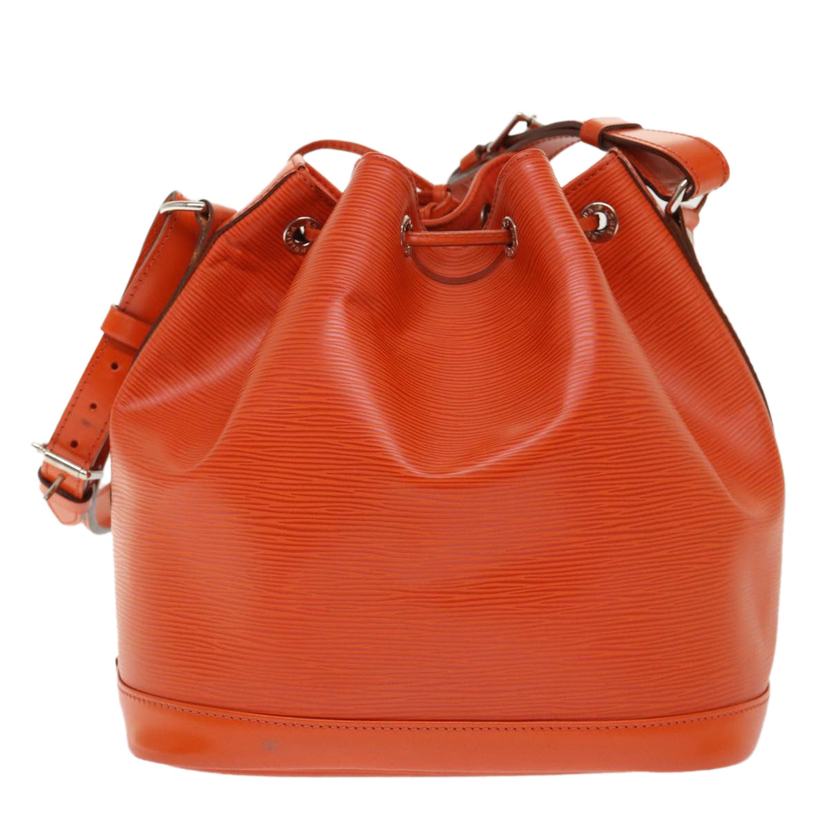 Louis Vuitton Petit Noe Orange Epi Leather Handbag