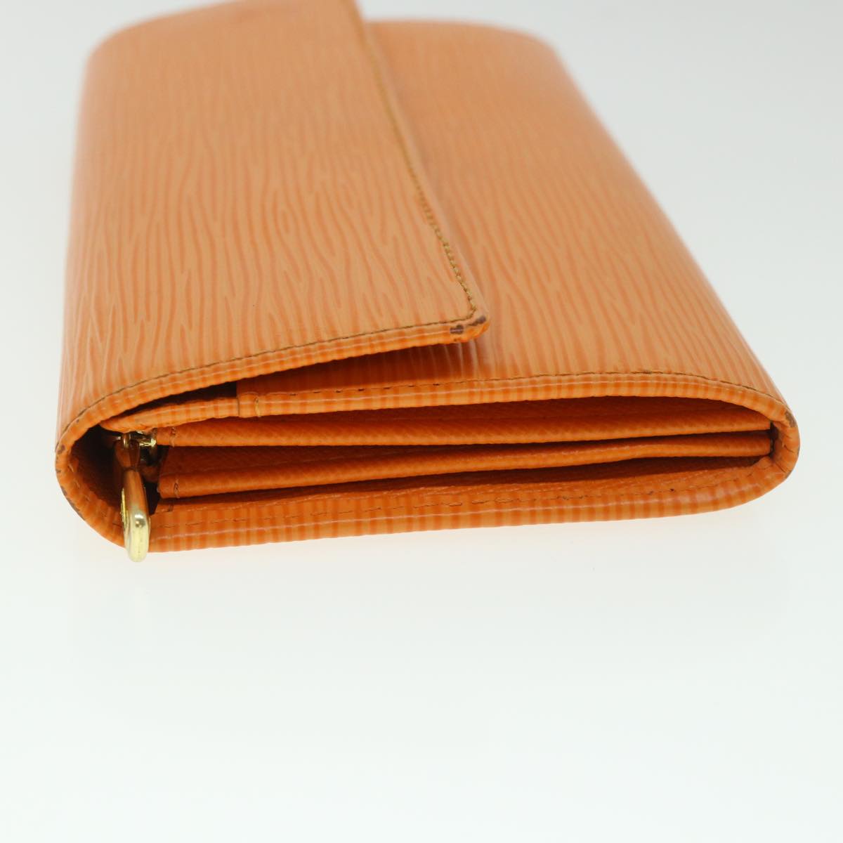 Epi Leather Long Wallet with Metal Fittings