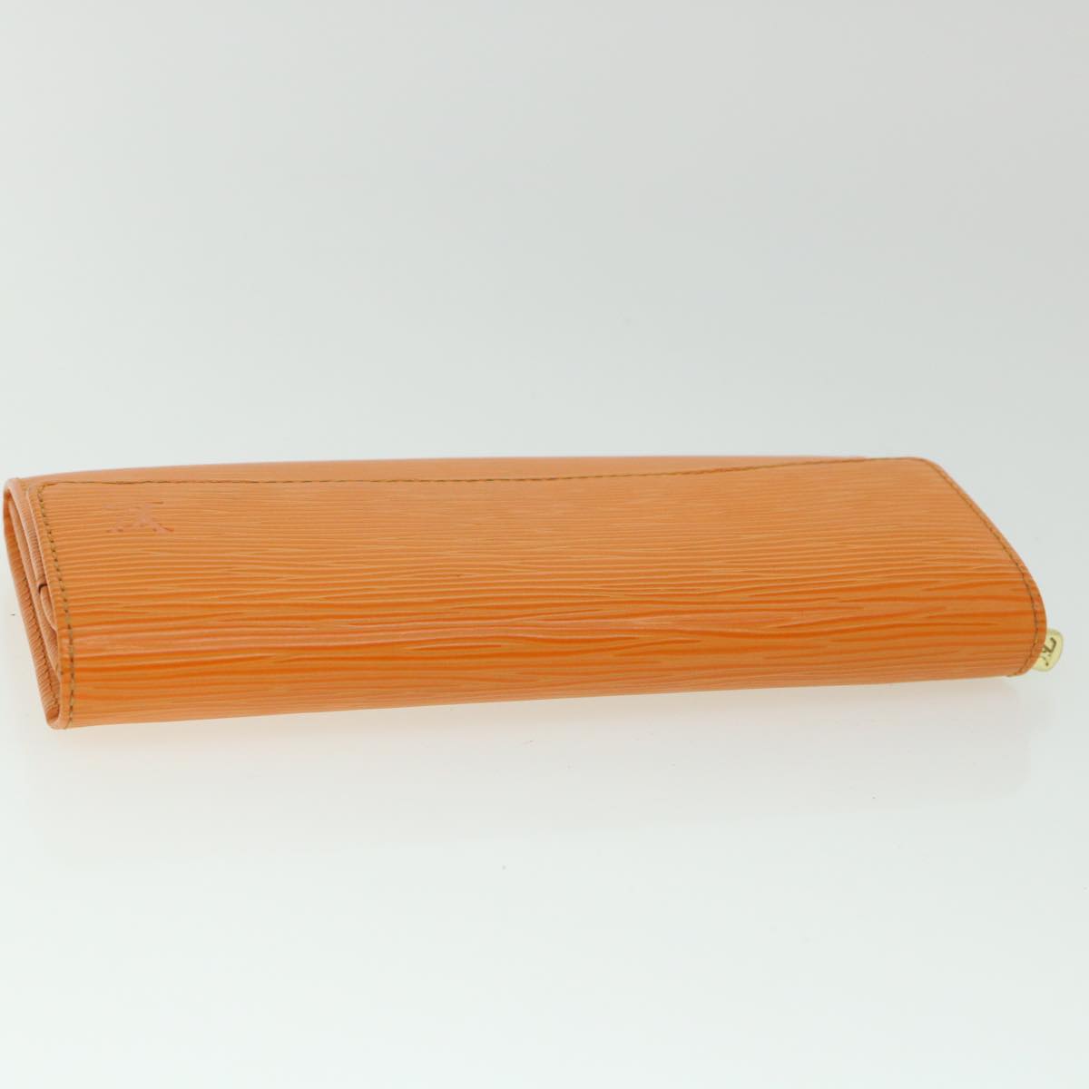 Epi Leather Long Wallet with Metal Fittings