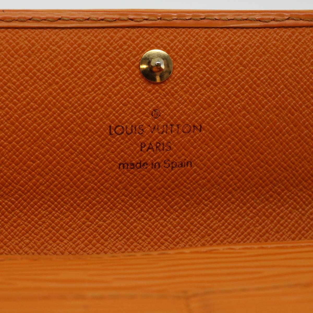 Epi Leather Long Wallet with Metal Fittings