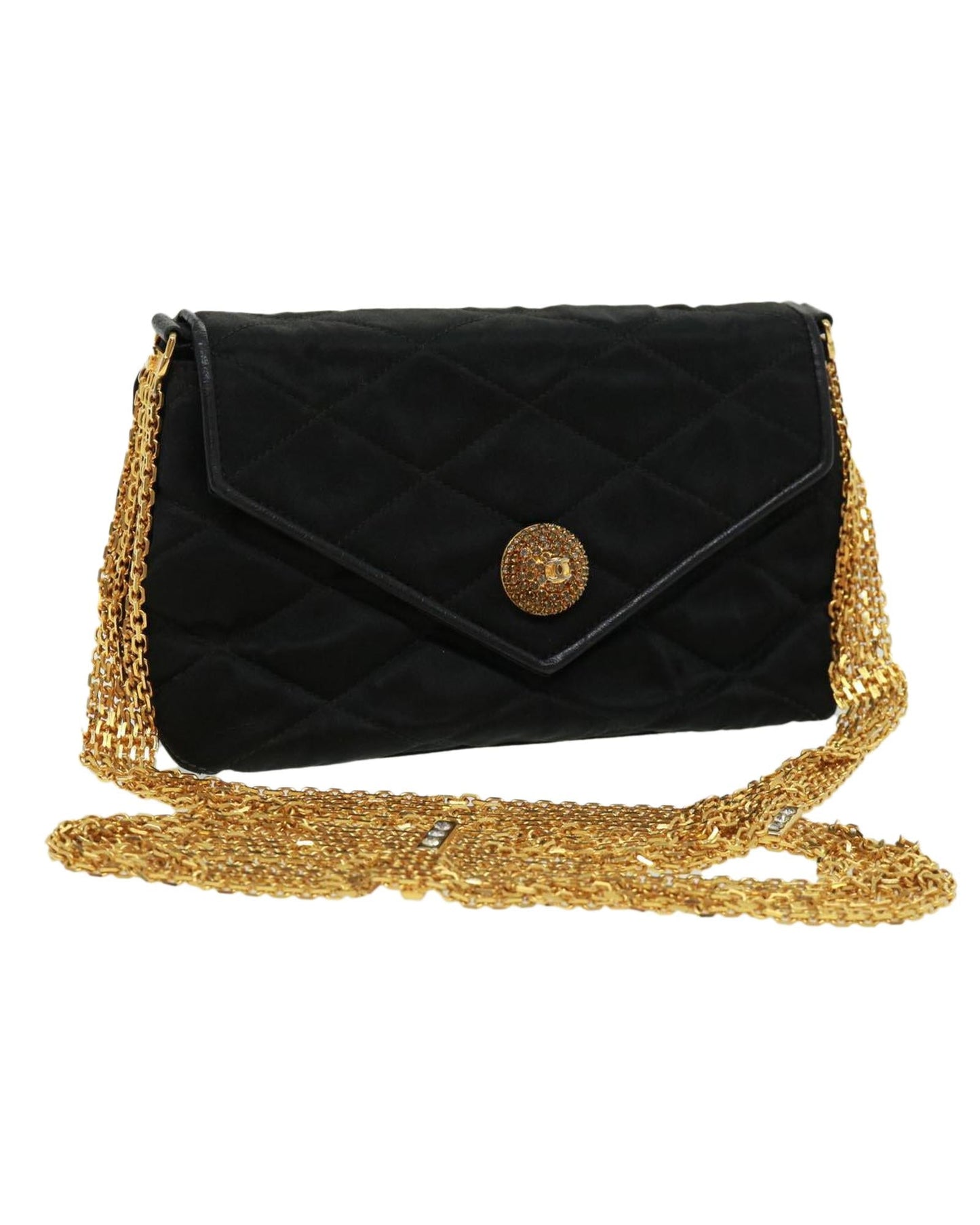 CHANEL Envelope Style Quilted Chain Bag