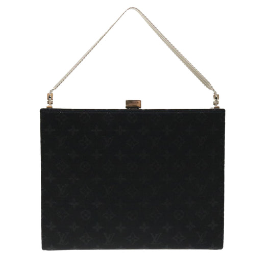 Louis Vuitton Black Canvas Box Clutch