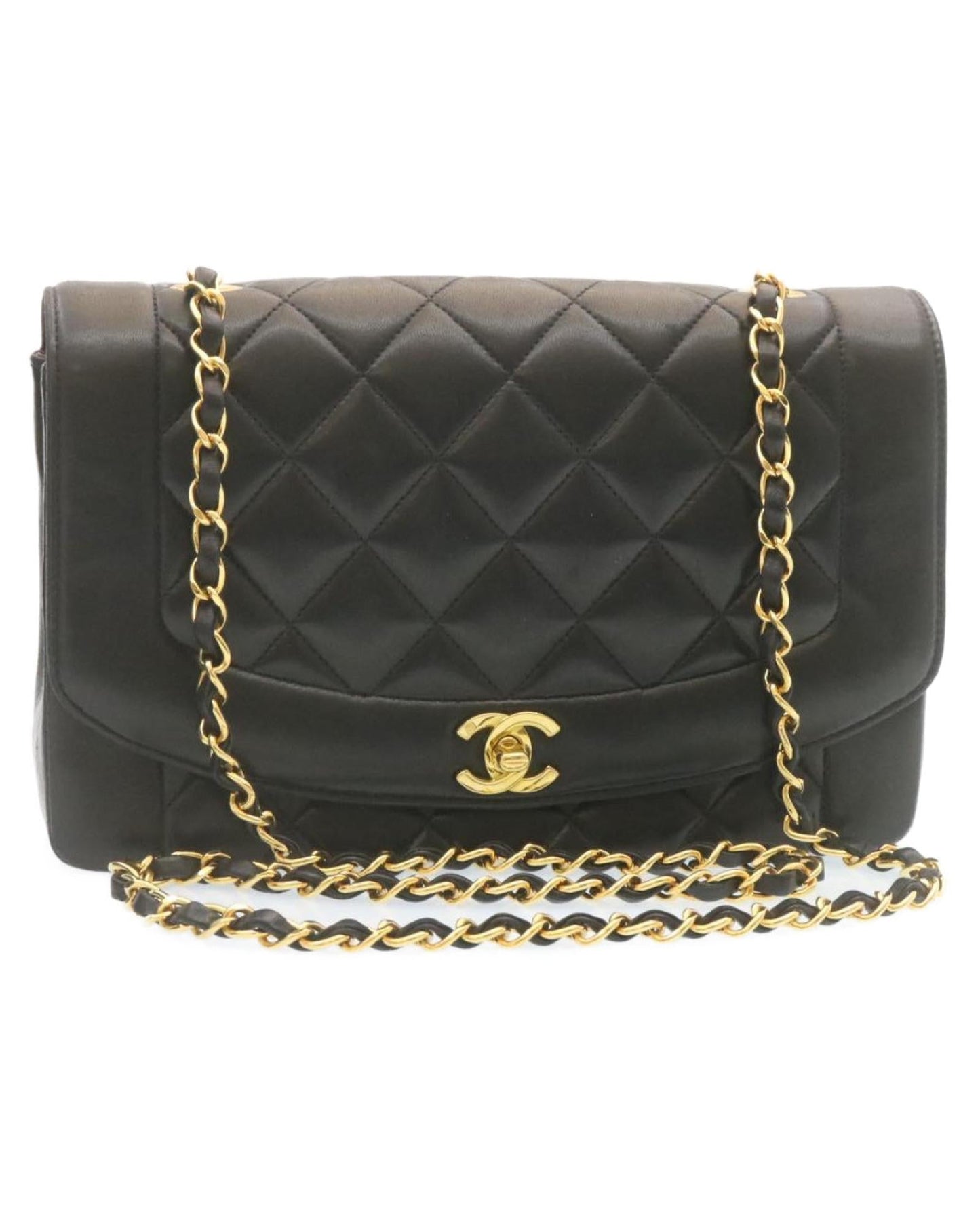 CHANEL Classic Flap Bag Quilted Satin Leather