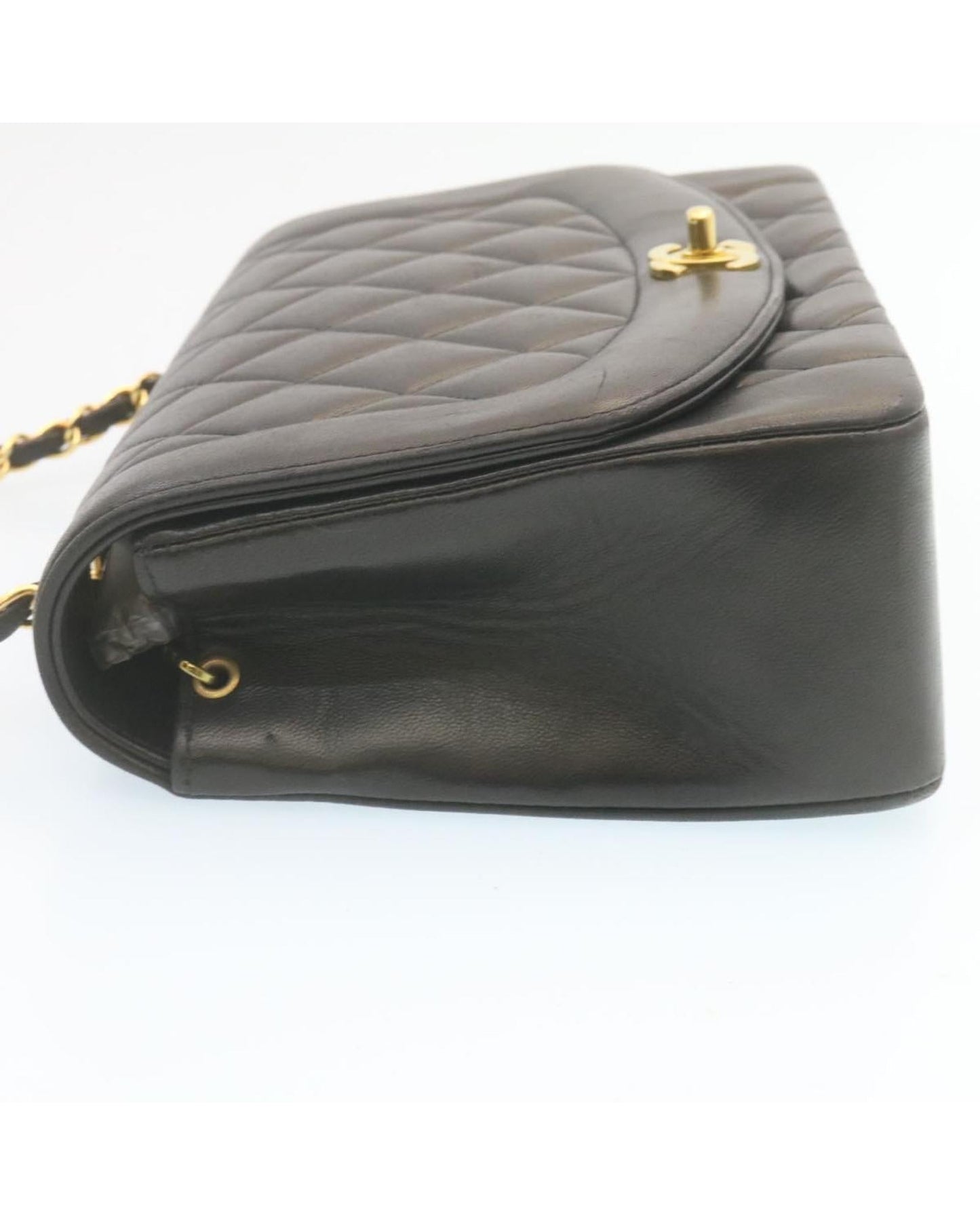 CHANEL Classic Flap Bag Quilted Satin Leather