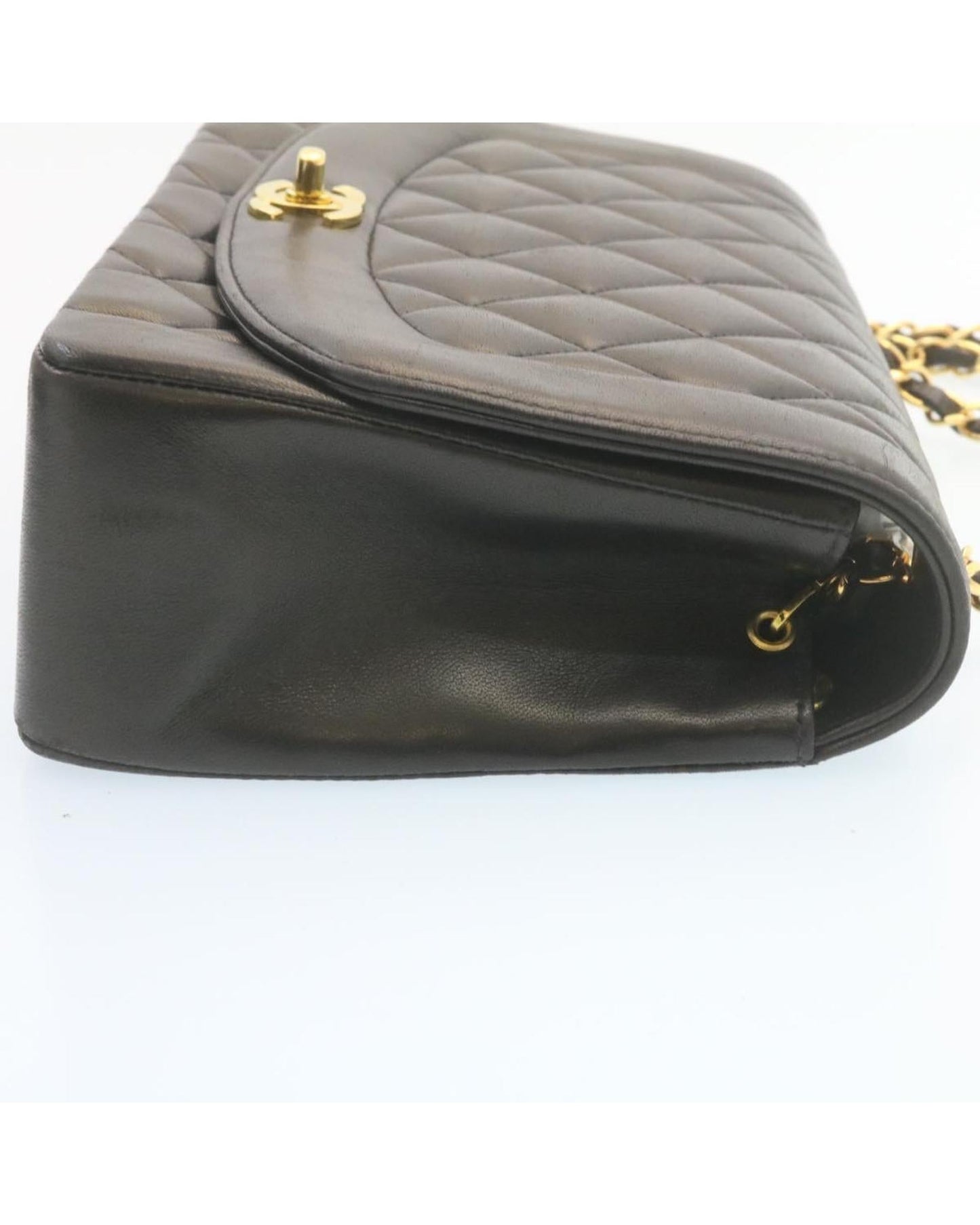 CHANEL Classic Flap Bag Quilted Satin Leather