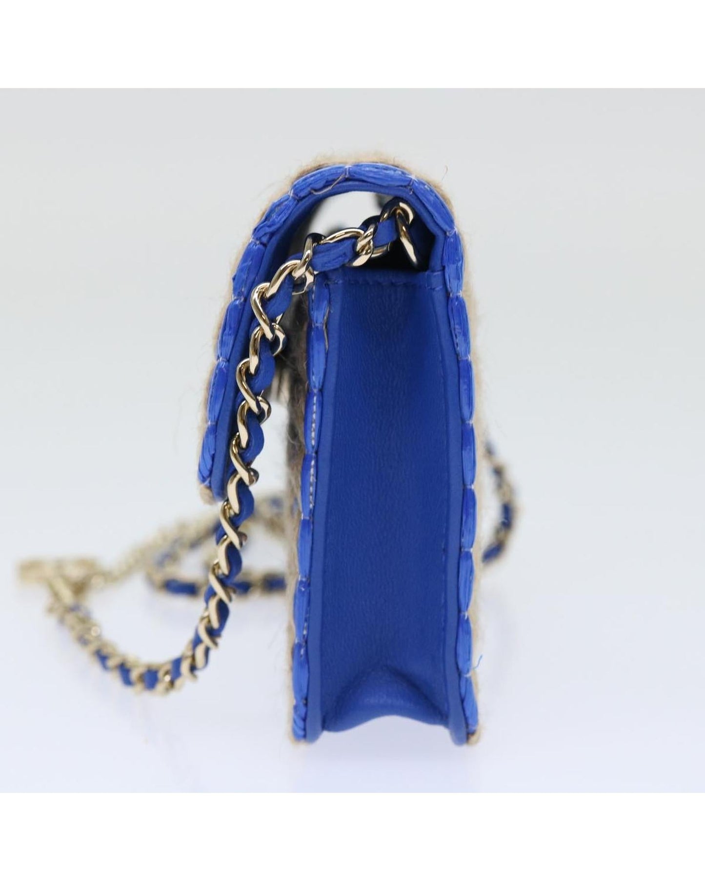 CHANEL Mini Flap Bag Raffia Style