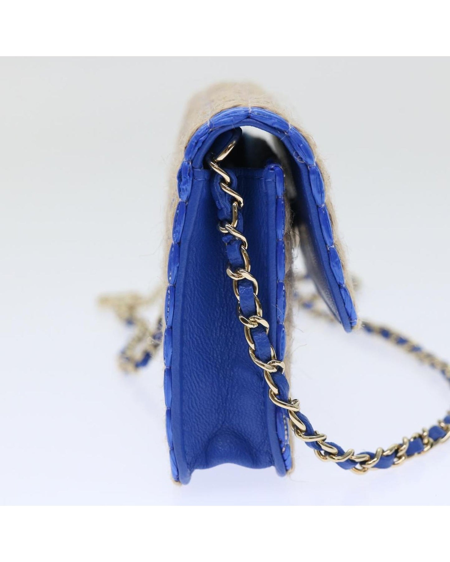 CHANEL Mini Flap Bag Raffia Style