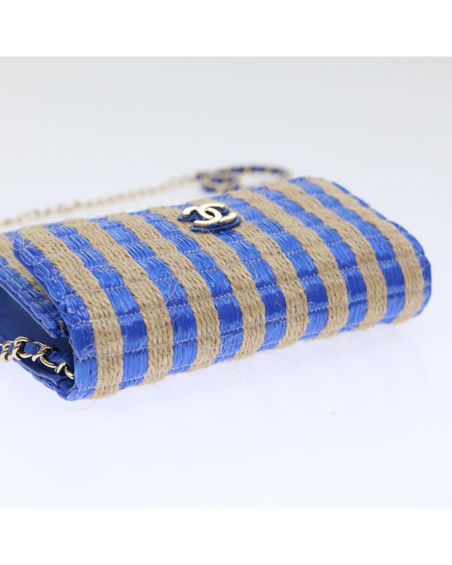 CHANEL Mini Flap Bag Raffia Style