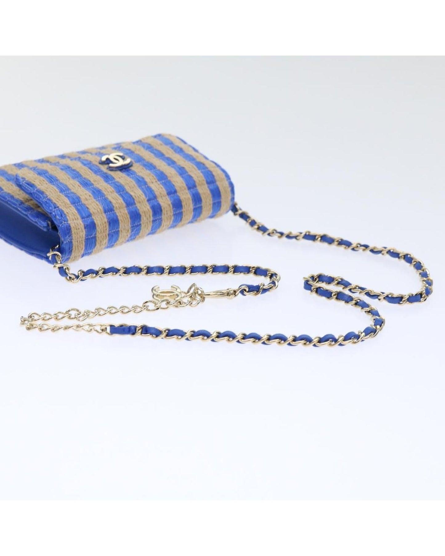 CHANEL Mini Flap Bag Raffia Style