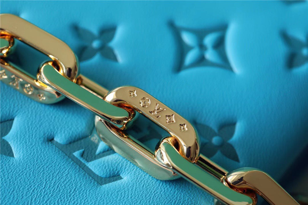 LV Coussin PM Monogram Blue For Women, WomenÃ¢â‚¬â„¢s Bags, Shoulder And Crossbody Bags 10.2in/26cm LVÃ‚Â 