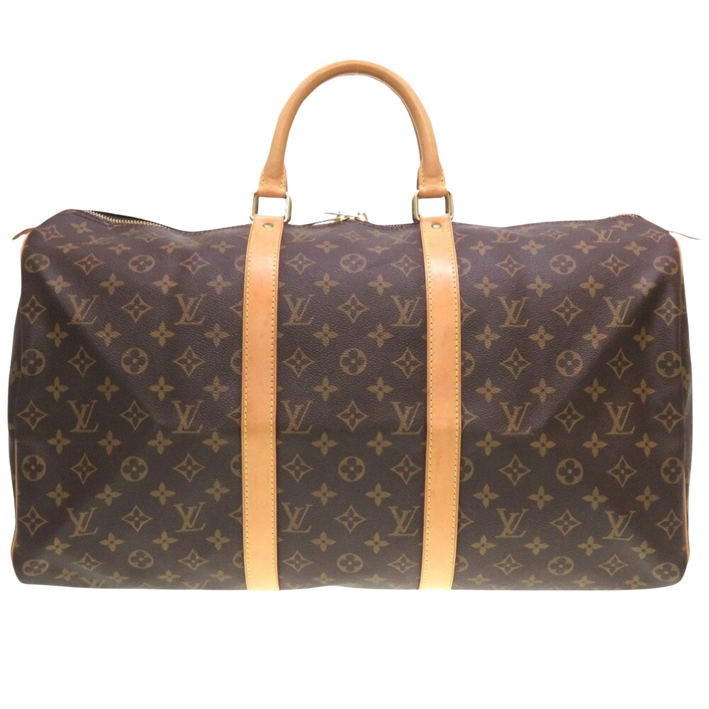Louis Vuitton Keepall 50 Canvas Travel Bag