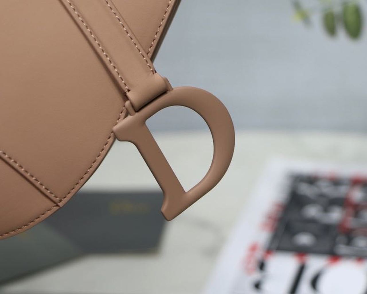 GLAMI MeGLAMIum Saddle Bag Beige Ultramatte Canvas For Women 25cm/10in CD