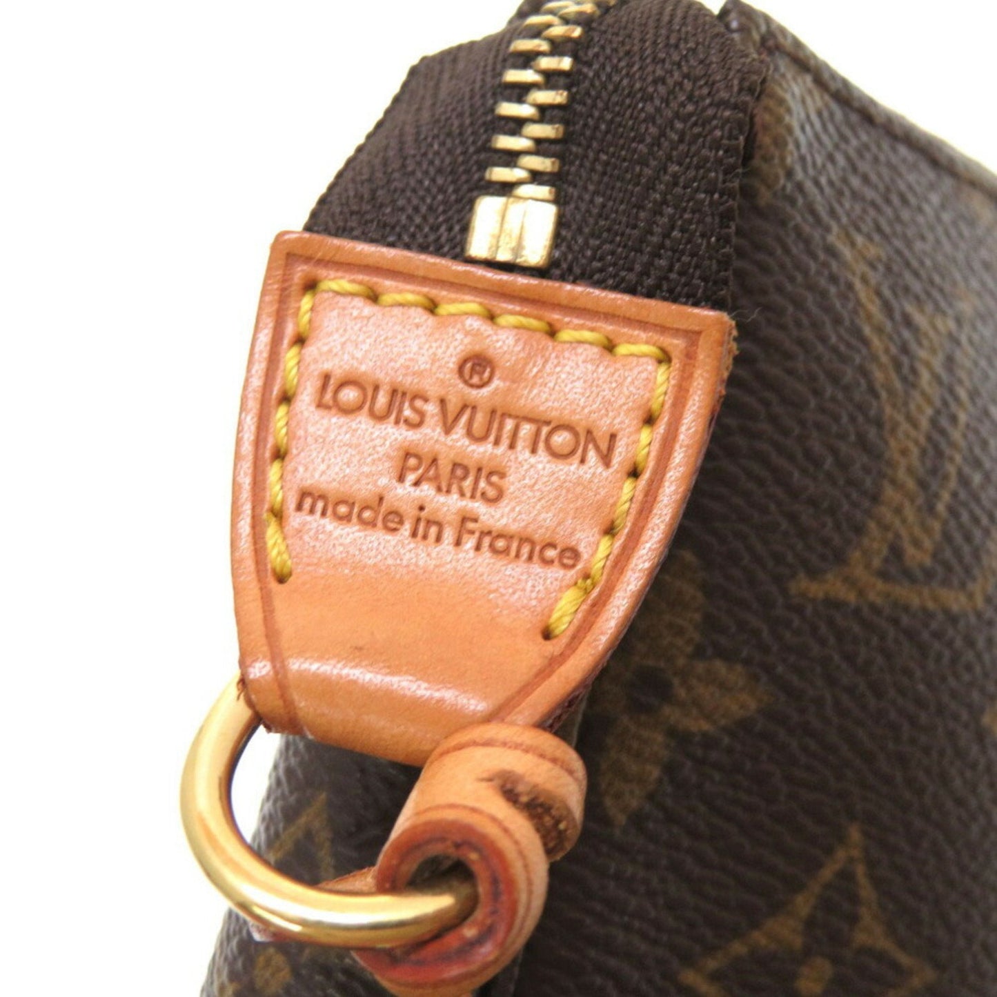 Monogram Canvas Mini Accessory Pouch with Removable Strap