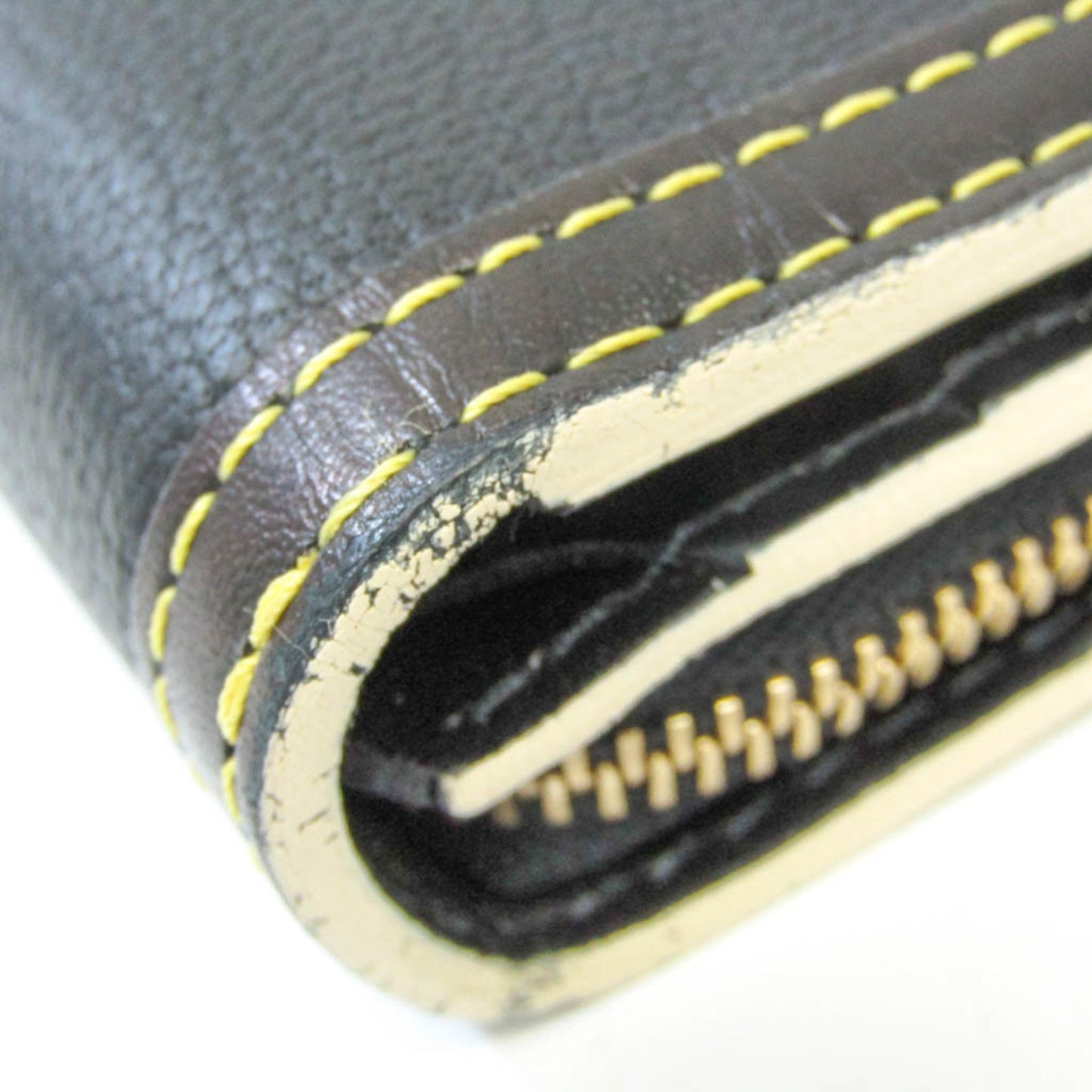 Exquisite Compact Zip Wallet in Premium Suhali Leather by French Designer