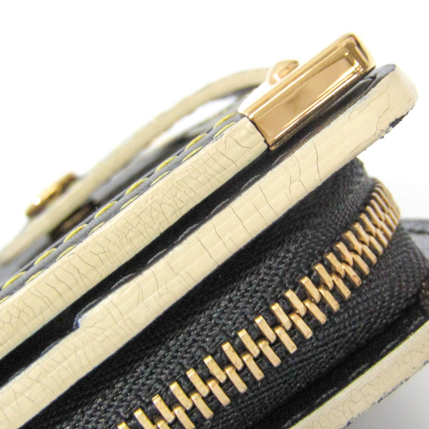 Exquisite Compact Zip Wallet in Premium Suhali Leather by French Designer