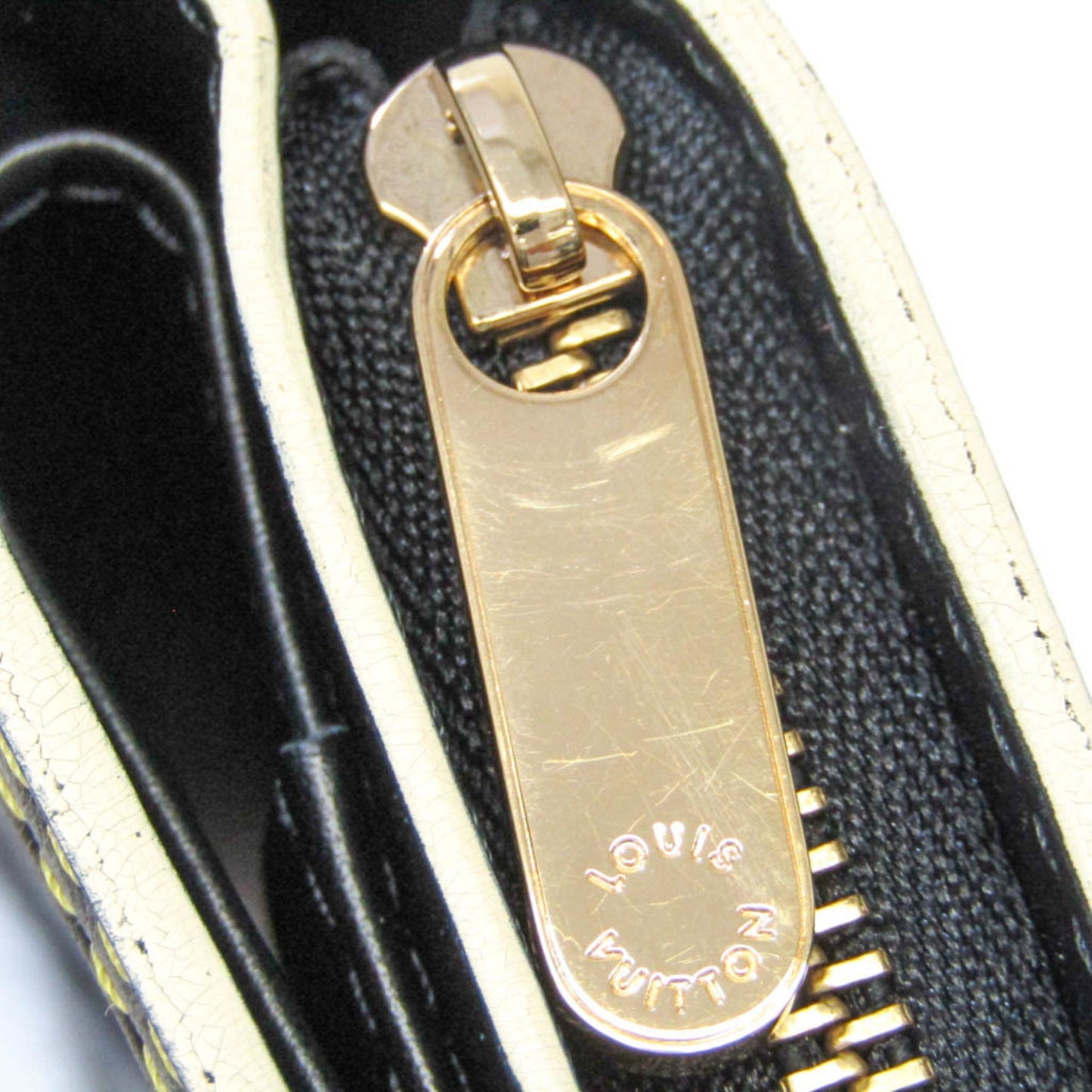 Exquisite Compact Zip Wallet in Premium Suhali Leather by French Designer