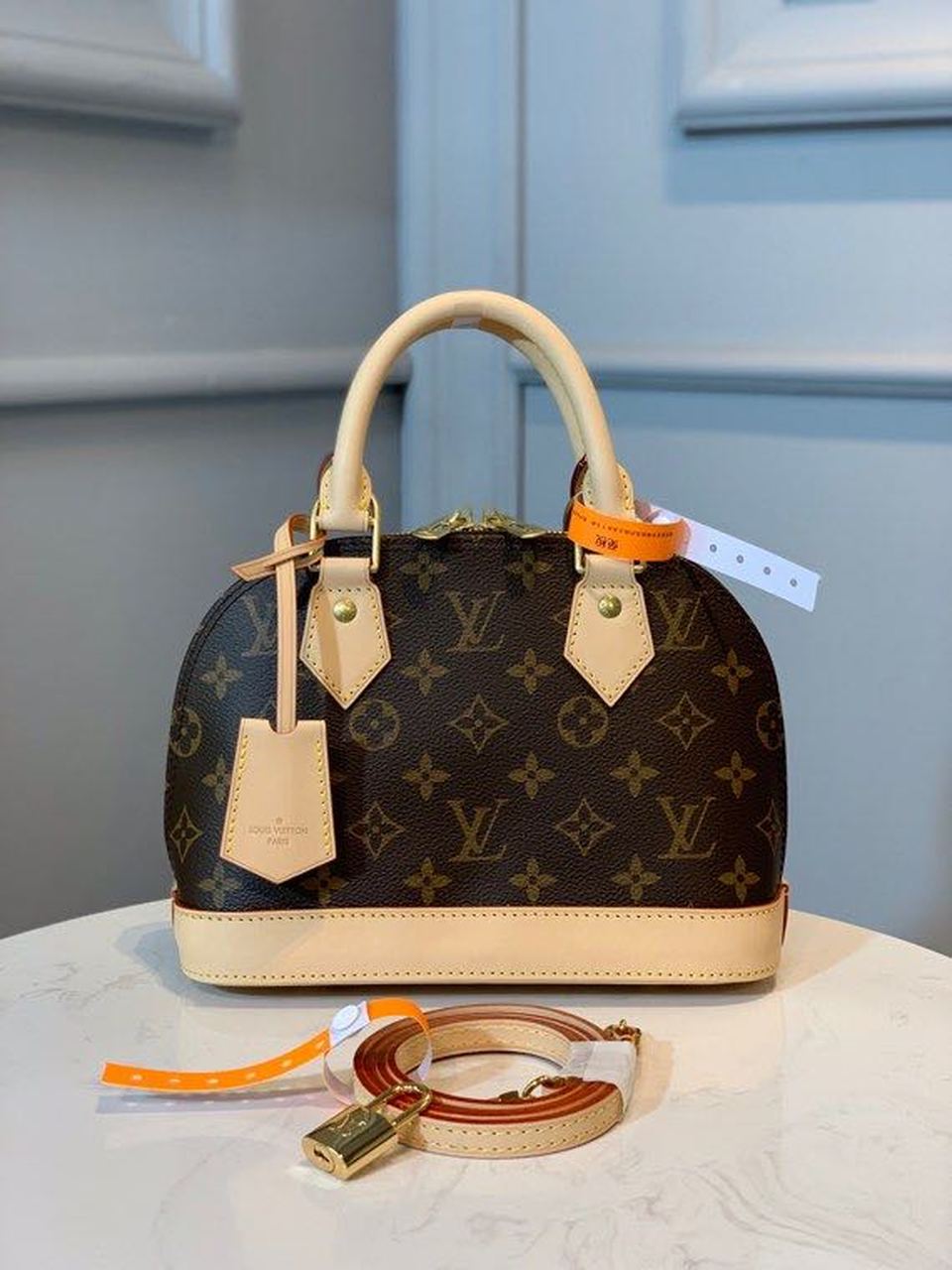LV Alma GLAMI Monogram Canvas Beige For Women,  Shoulder And Crossbody Bags 9.2in/23.5cm LV M53152