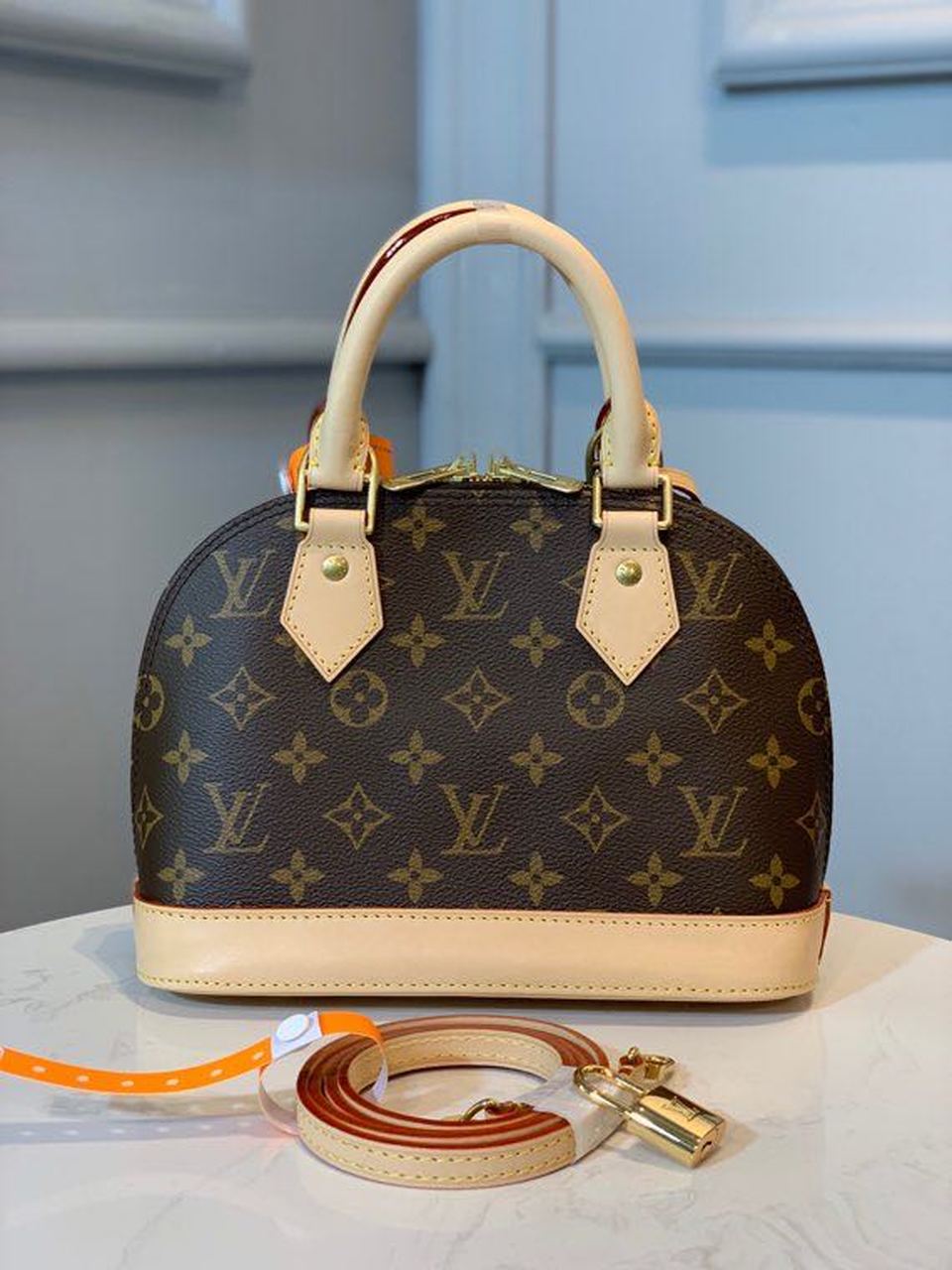 LV Alma GLAMI Monogram Canvas Beige For Women,  Shoulder And Crossbody Bags 9.2in/23.5cm LV M53152