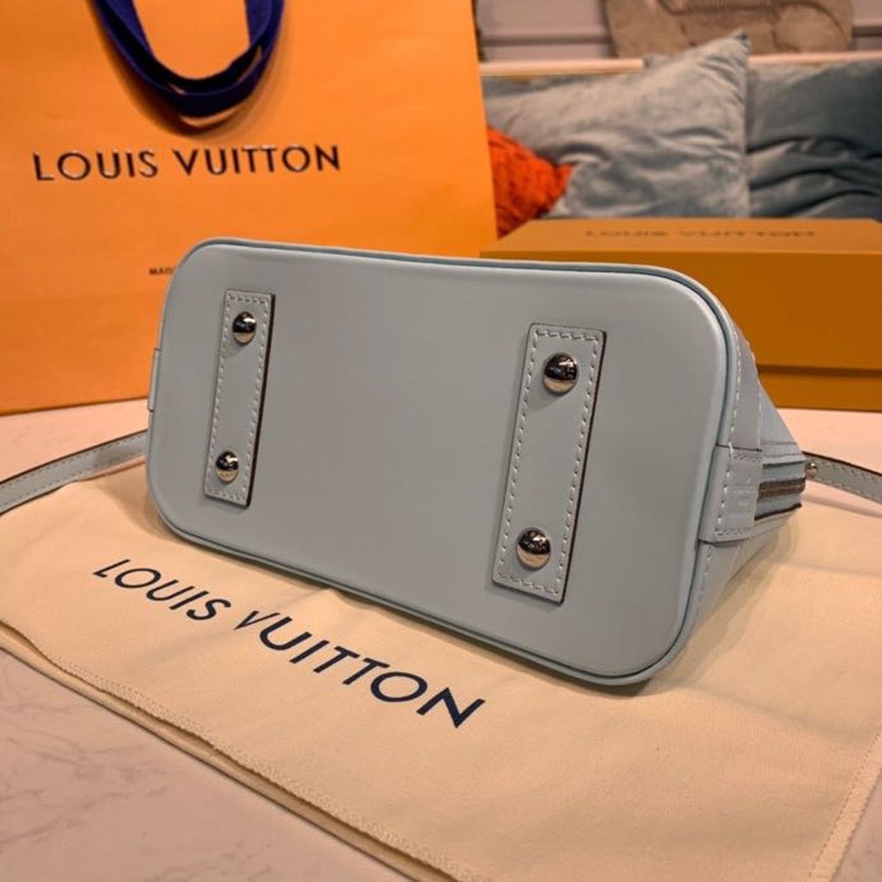 LV Alma GLAMI Epi Seaside Blue For Women, WomenÃ¢â‚¬â„¢s Handbags, Shoulder And Crossbody Bags 9.2in/23.5cm LV M56206