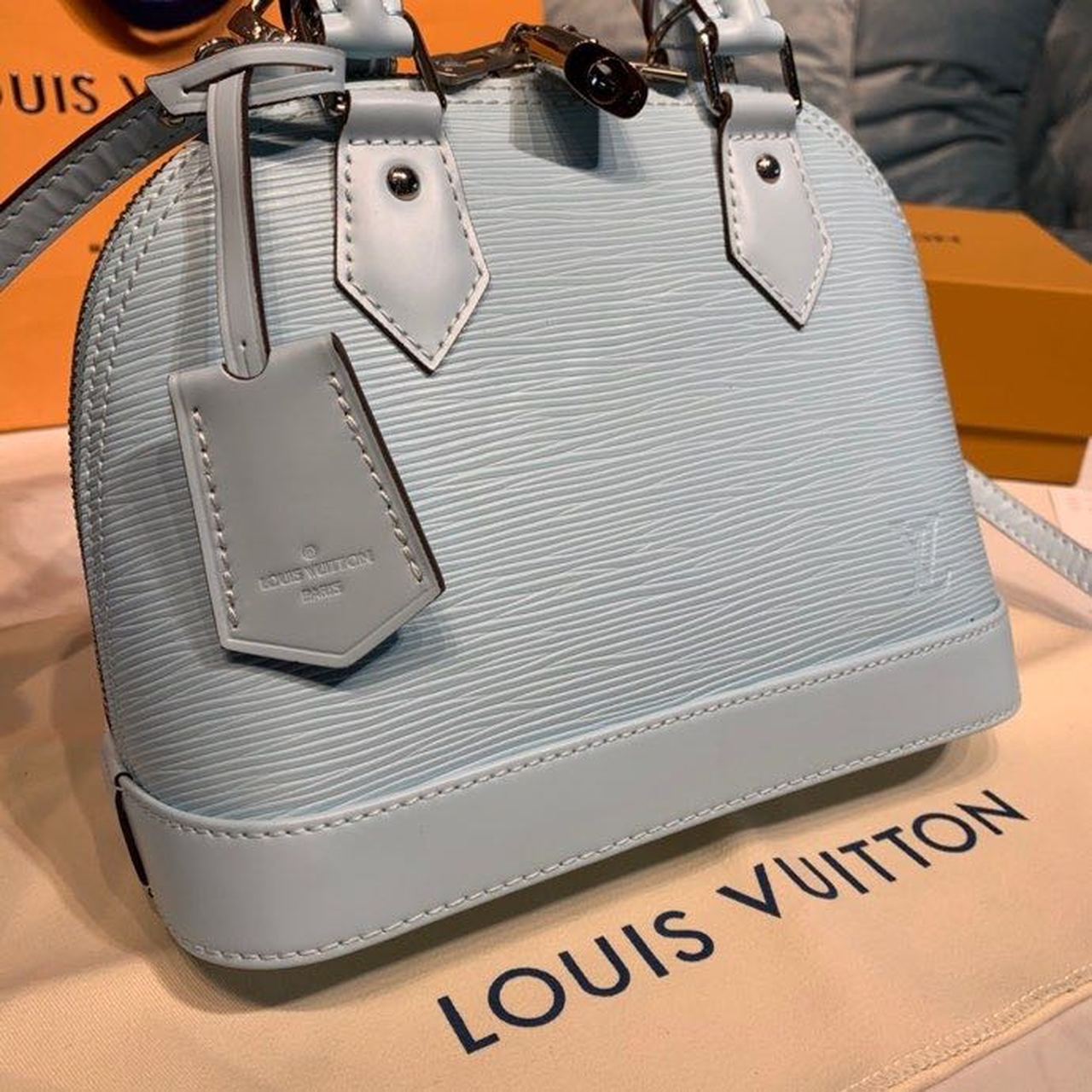 LV Alma GLAMI Epi Seaside Blue For Women, WomenÃ¢â‚¬â„¢s Handbags, Shoulder And Crossbody Bags 9.2in/23.5cm LV M56206
