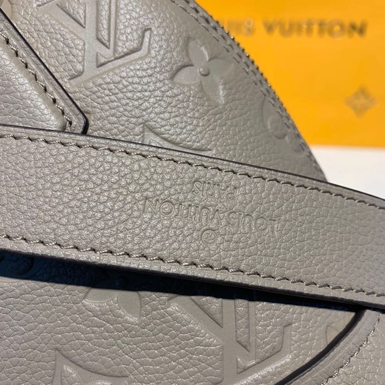 LV Neo Alma GLAMI Monogram Empreinte Galet Grey For Women,  Shoulder And Crossbody Bags 9.8in/25cm LV