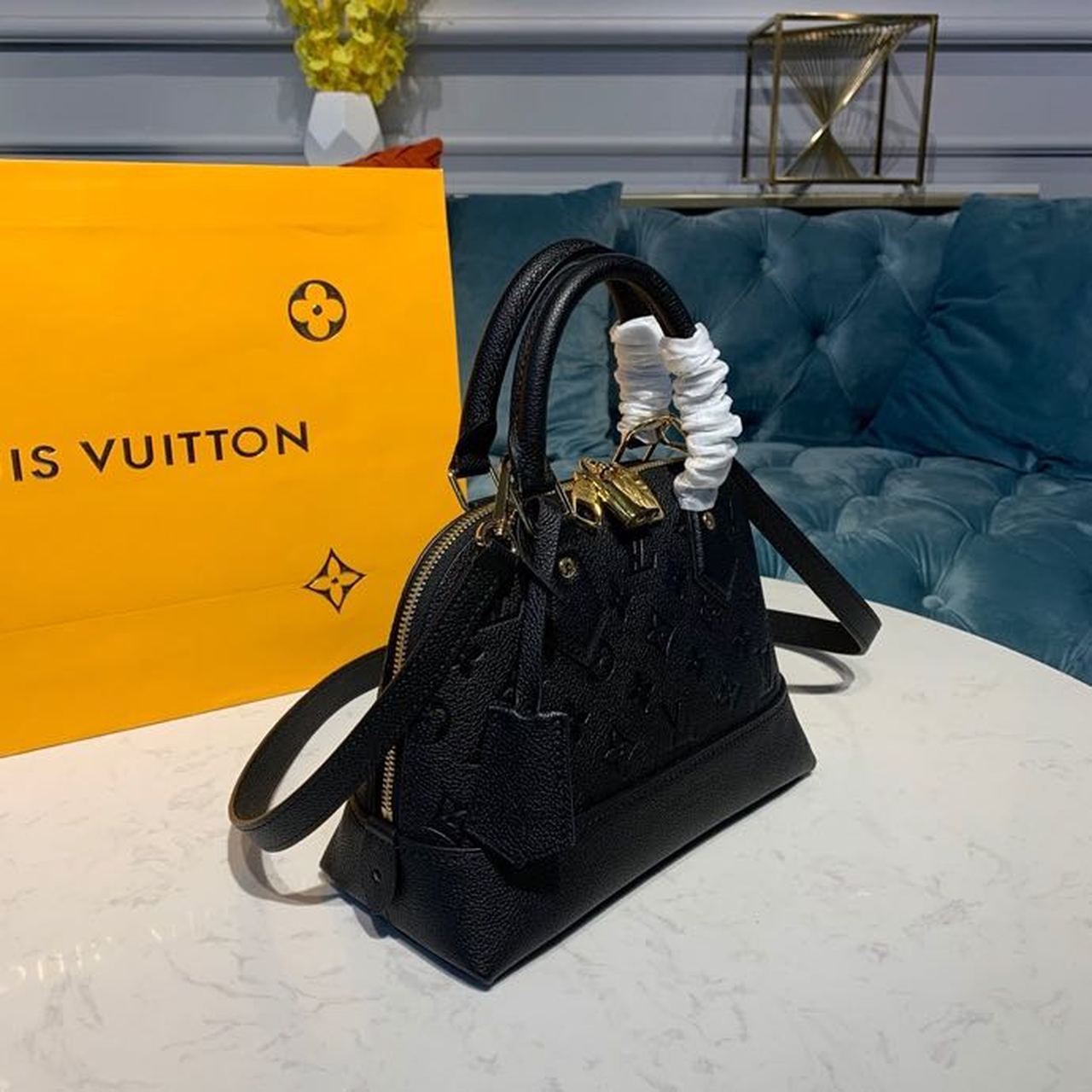 LV Neo Alma GLAMI Monogram Empreinte Canvas Black For Women,  Shoulder And Crossbody Bags 9.8in/25cm LV M44829