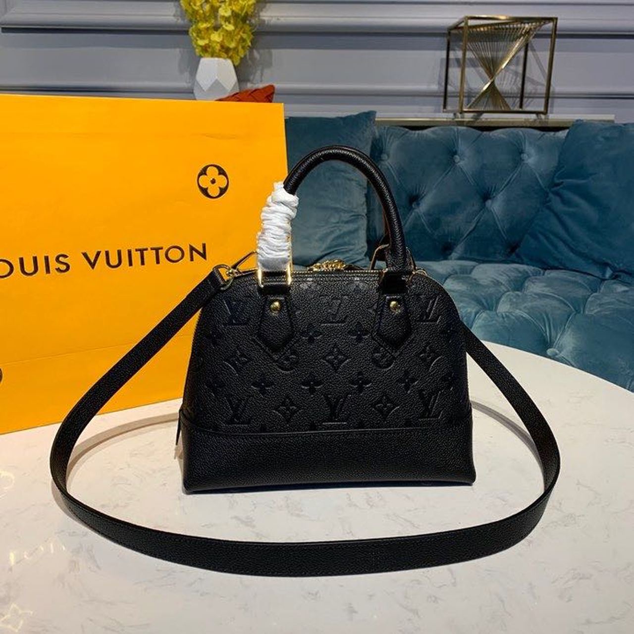 LV Neo Alma GLAMI Monogram Empreinte Canvas Black For Women,  Shoulder And Crossbody Bags 9.8in/25cm LV M44829