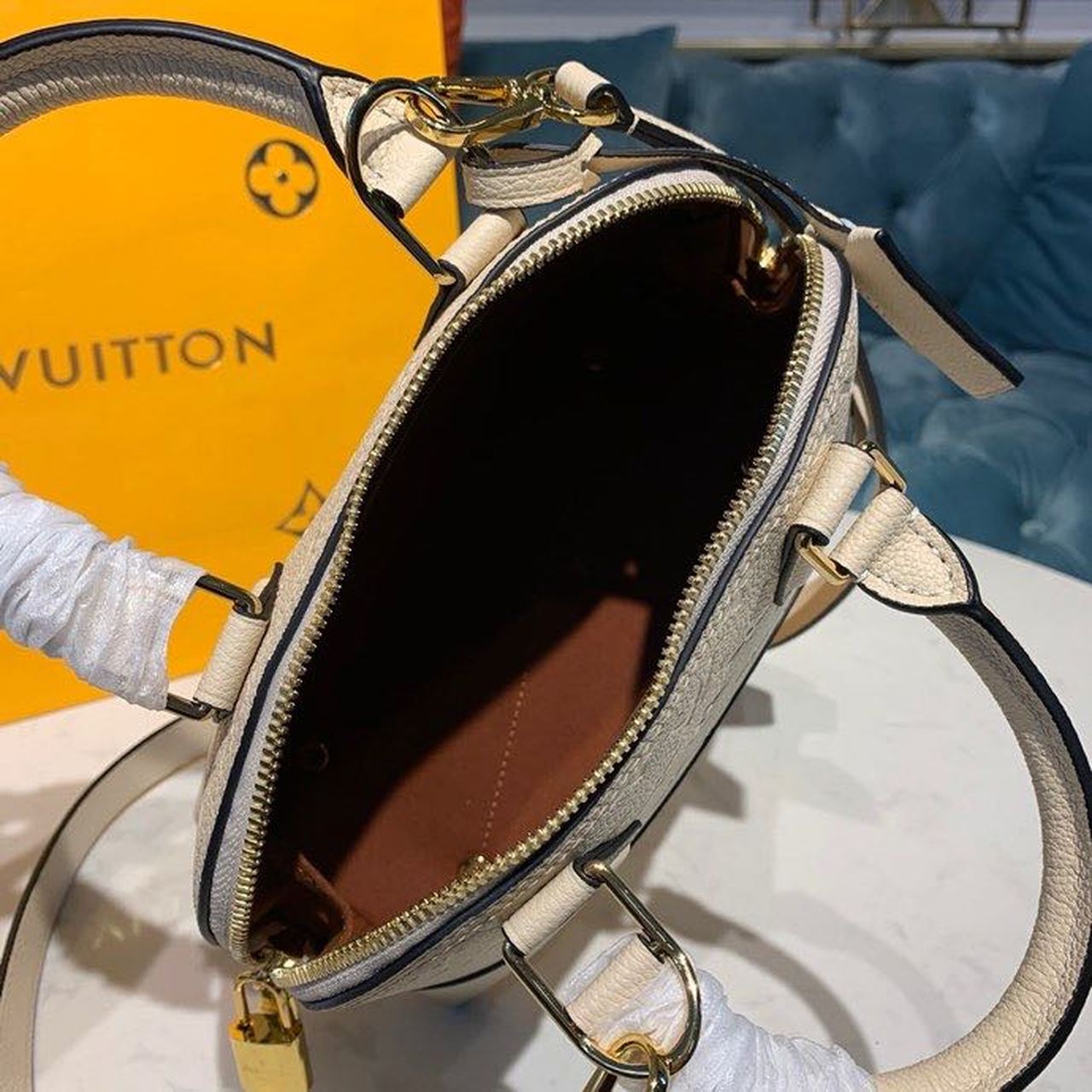 LV Neo Alma GLAMI Monogram Empreinte Creme For Women,  Shoulder And Crossbody Bags 9.8in/25cm LV M44858