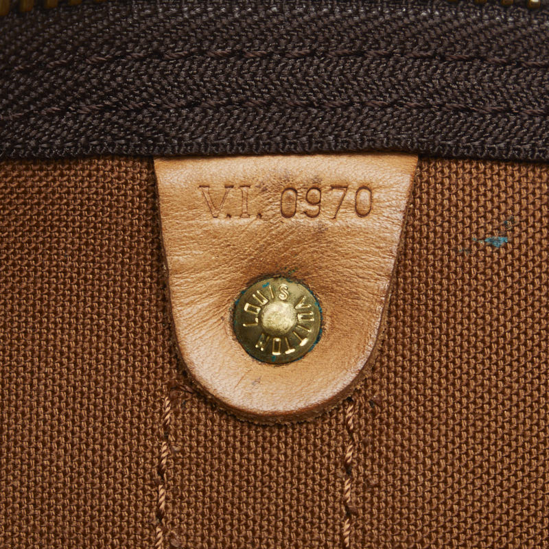 Louis Vuitton Monogram M41416 Boston Bag PVC/Leather Brown