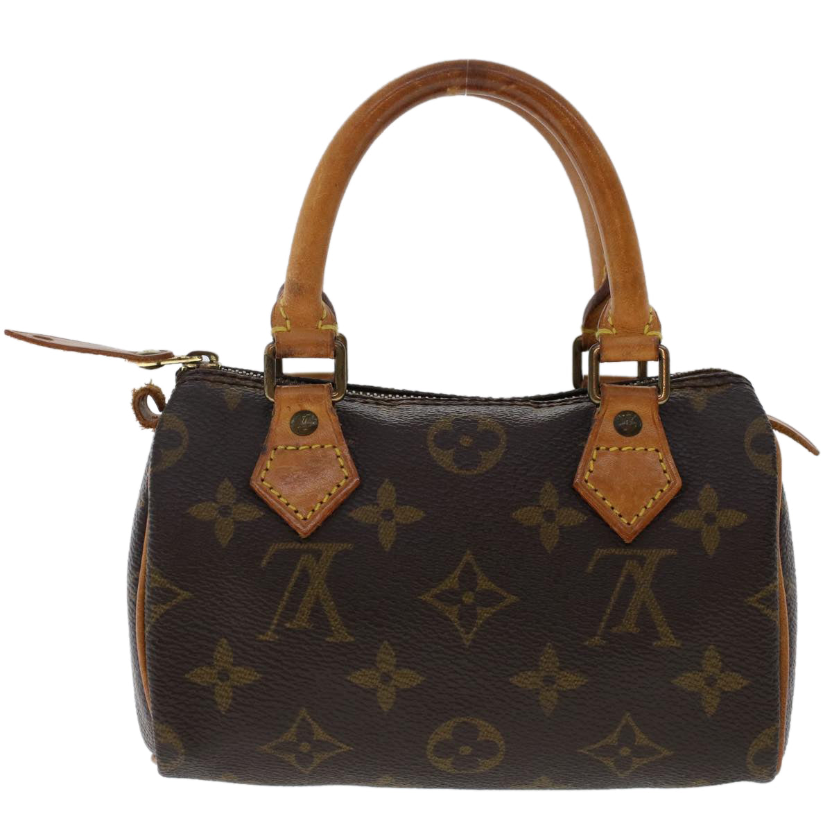 Monogram Canvas Mini Handbag with Gold-tone Hardware