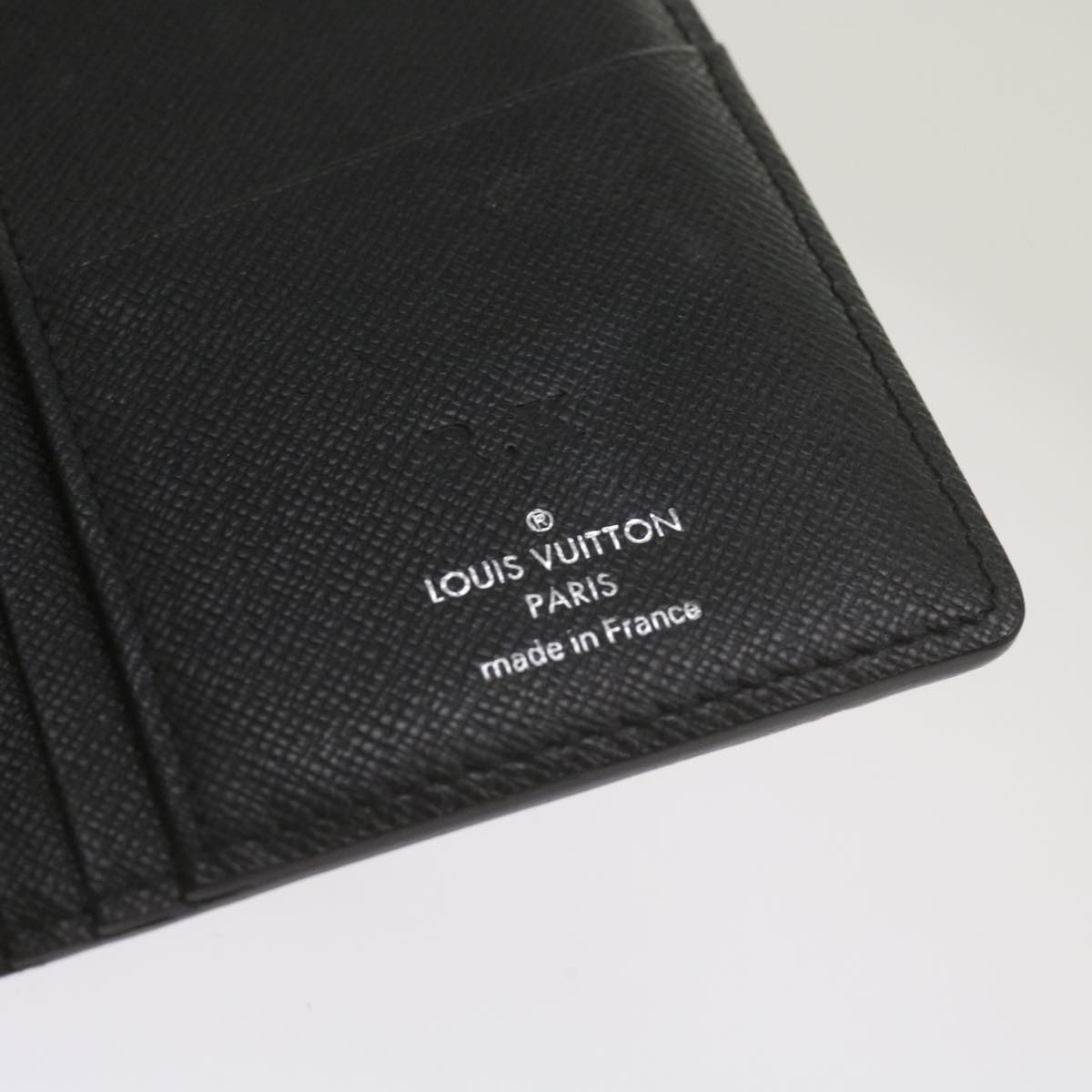 Sophisticated Black Damier Graphite Long Wallet with Multiple Compartments and Card Slots