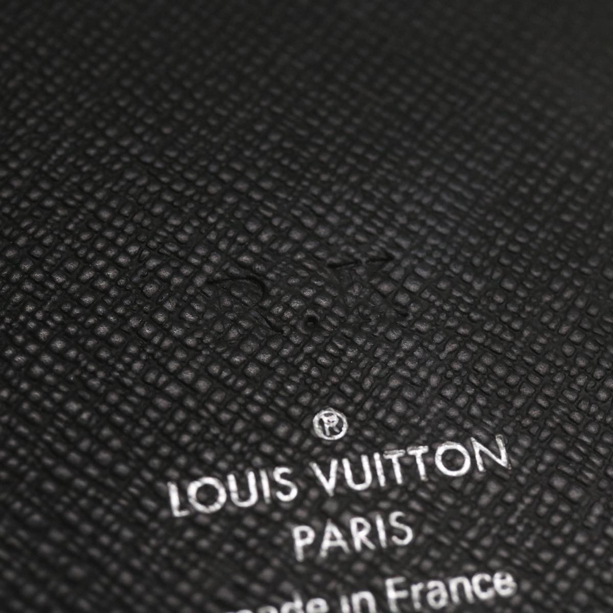 Sophisticated Black Damier Graphite Long Wallet with Multiple Compartments and Card Slots