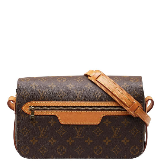 Louis Vuitton Monogram Saint Germain 28  Shoulder Bag M51207 Brown PVC Leather  Louis Vuitton