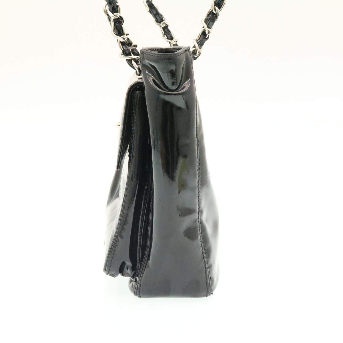 Chanel Black Patent Leather Shoulder Bag by Chanel