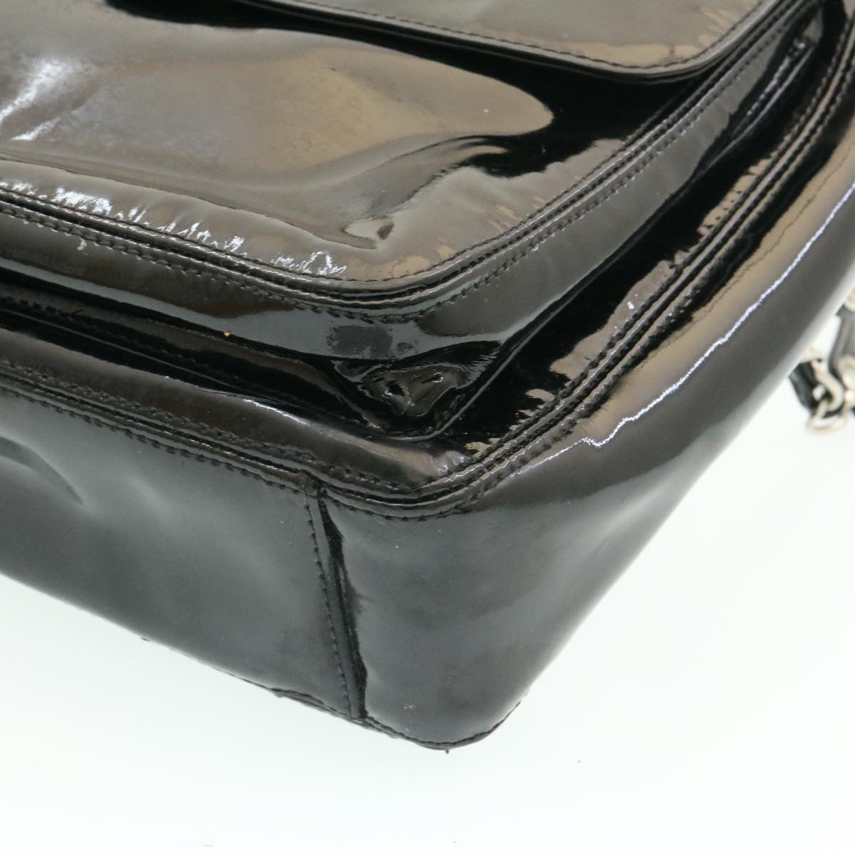 Chanel Black Patent Leather Shoulder Bag by Chanel