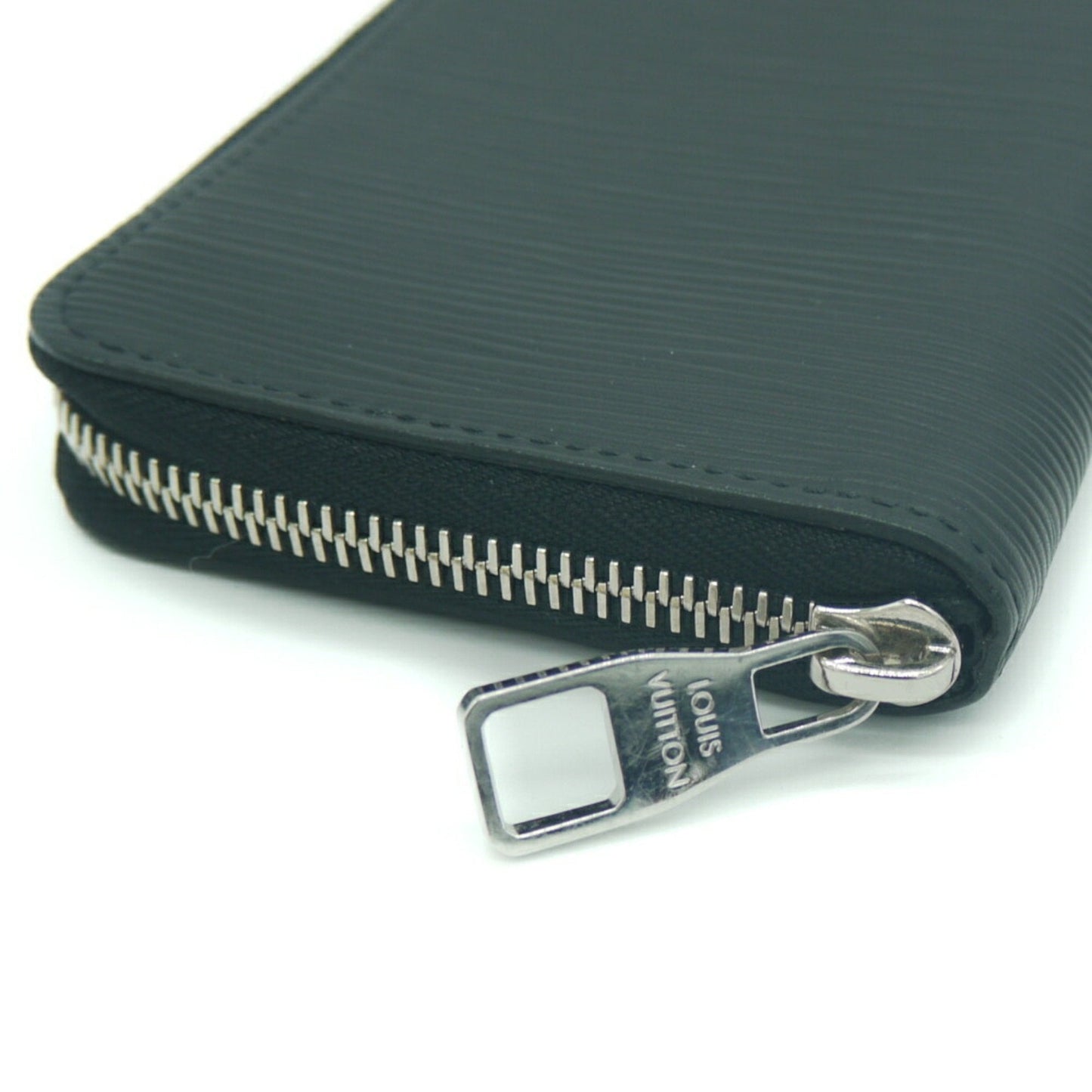 Epi Leather Zipper Wallet - Green