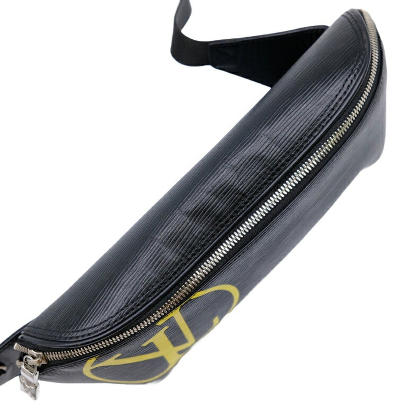 Sleek Leather Circle Fanny Pack