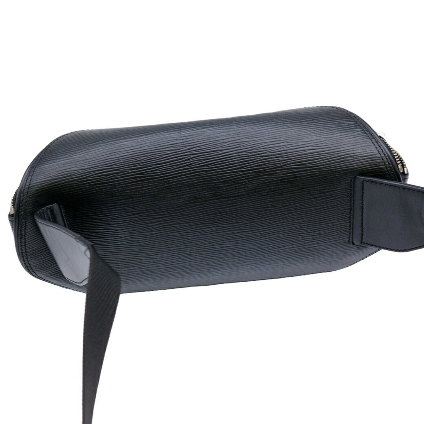Sleek Leather Circle Fanny Pack
