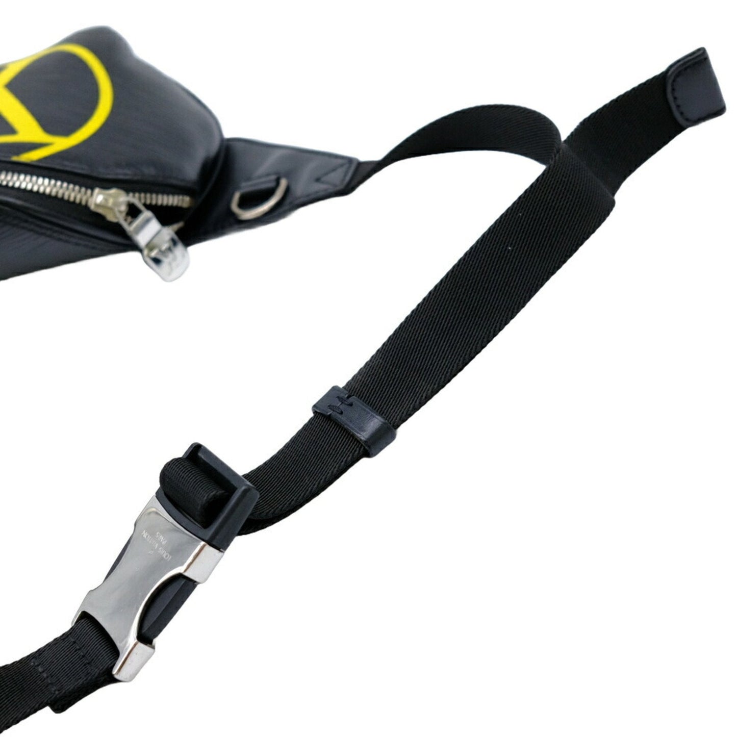 Sleek Leather Circle Fanny Pack